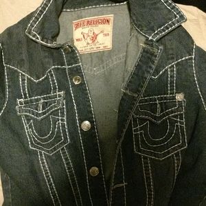 Men's True religion jean jacket XL